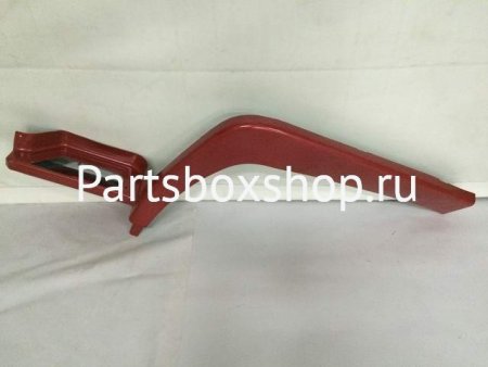Крыло левое с подножкой (для кабины со спальником) Евро-2 красное HOWO WG1642230012