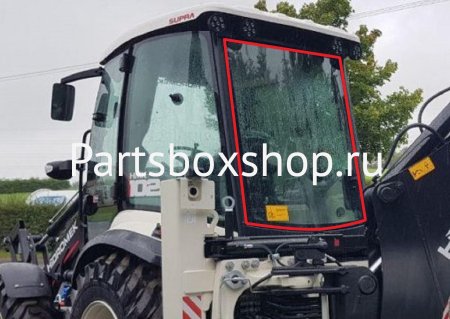 Стекло заднее Hidromek 102B, 102S, 105 с 2011 г. KMK