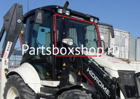 Стекло лобовое Hidromek 102B, 102S, 105 с 2011 г. KMK