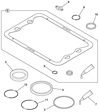 Комплект прокладок двигателя нижний 320/09383 PBS - заказать Комплект прокладок двигателя нижний 320/09383 PBS